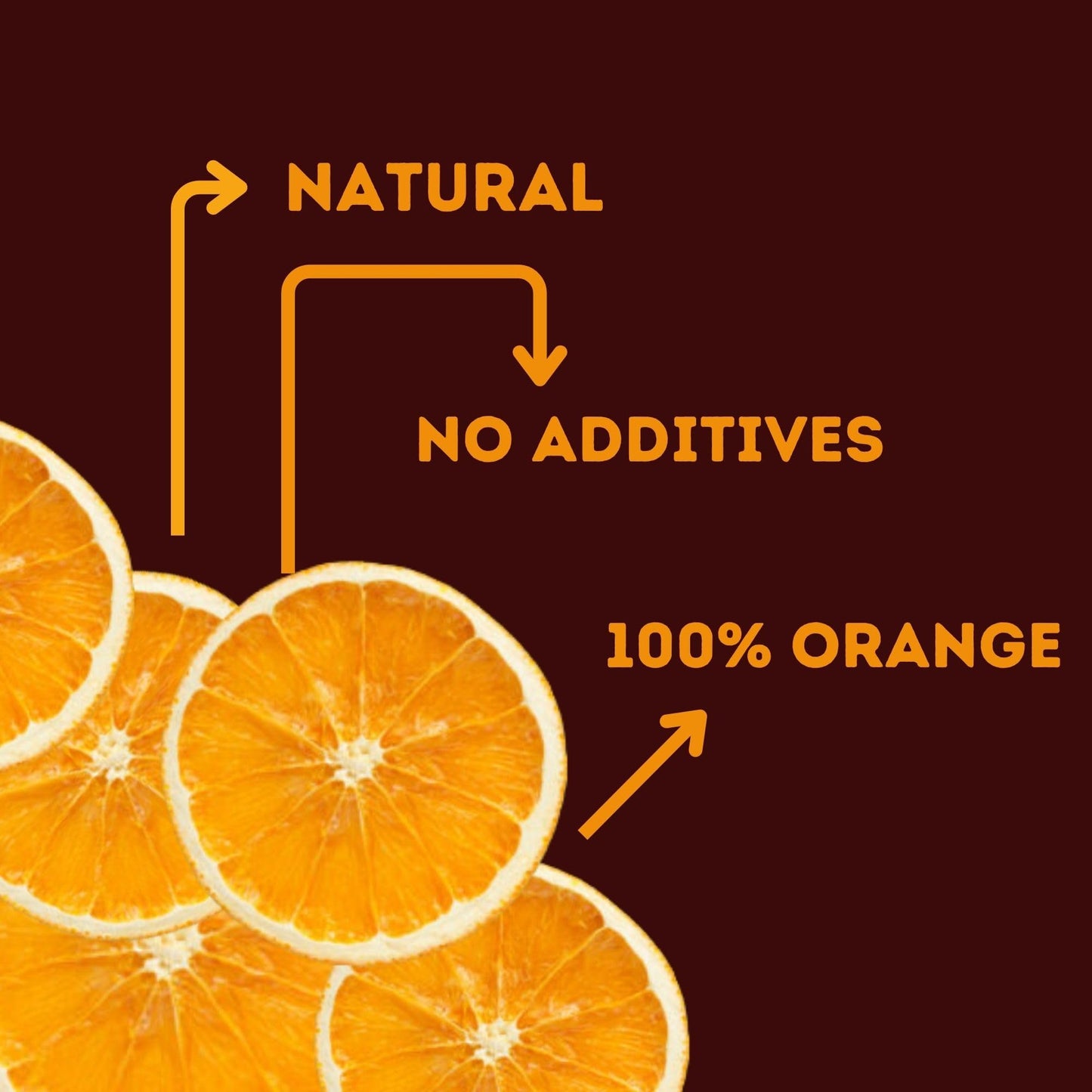 Dehydrated Orange Slices,Dried Orange Slices 3 Oz(85 Gr) By Cokcerez