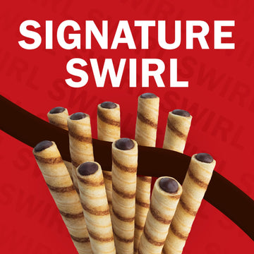 Pirouline Rolled Wafers, Dark Chocolate, Crème Filled, 3.25oz Tin 4pk, 6x6x4 inches
