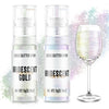 Edible Glitter Spray 2 Colors Iridescent & Iridescent Gold Food Grade Edible Glitter Set for Drink Cake Beverages Cupcakes Cake Pops and Cookies Decorating