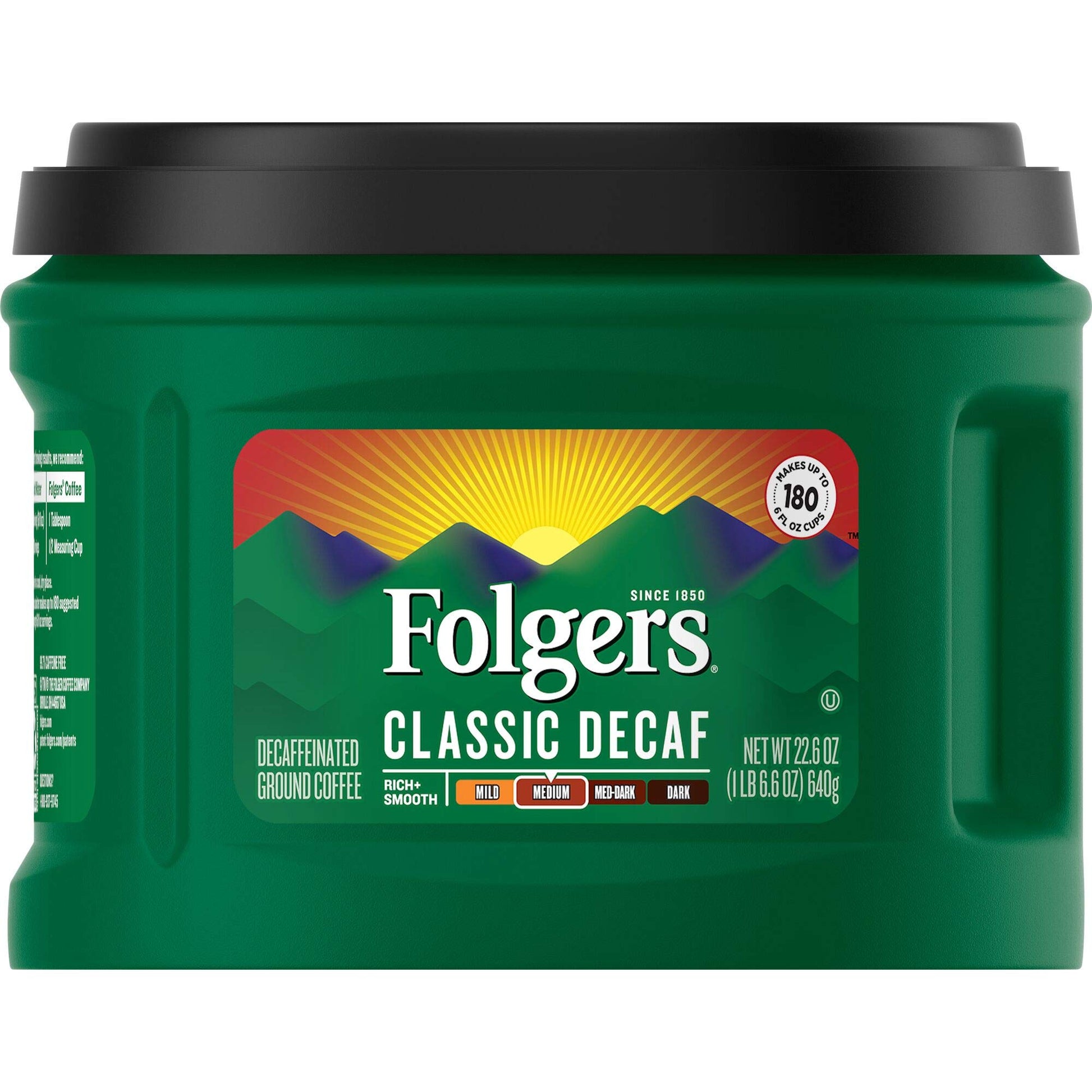 Folgers Classic Decaf Medium Roast Ground Coffee, 19.2 Ounces, Model DCS-2705