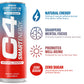 Cellucor C4 Smart Energy Drink - Sugar Free Performance Fuel, 12 Fl Oz (Pack of 12), Freedom Ice, Clear