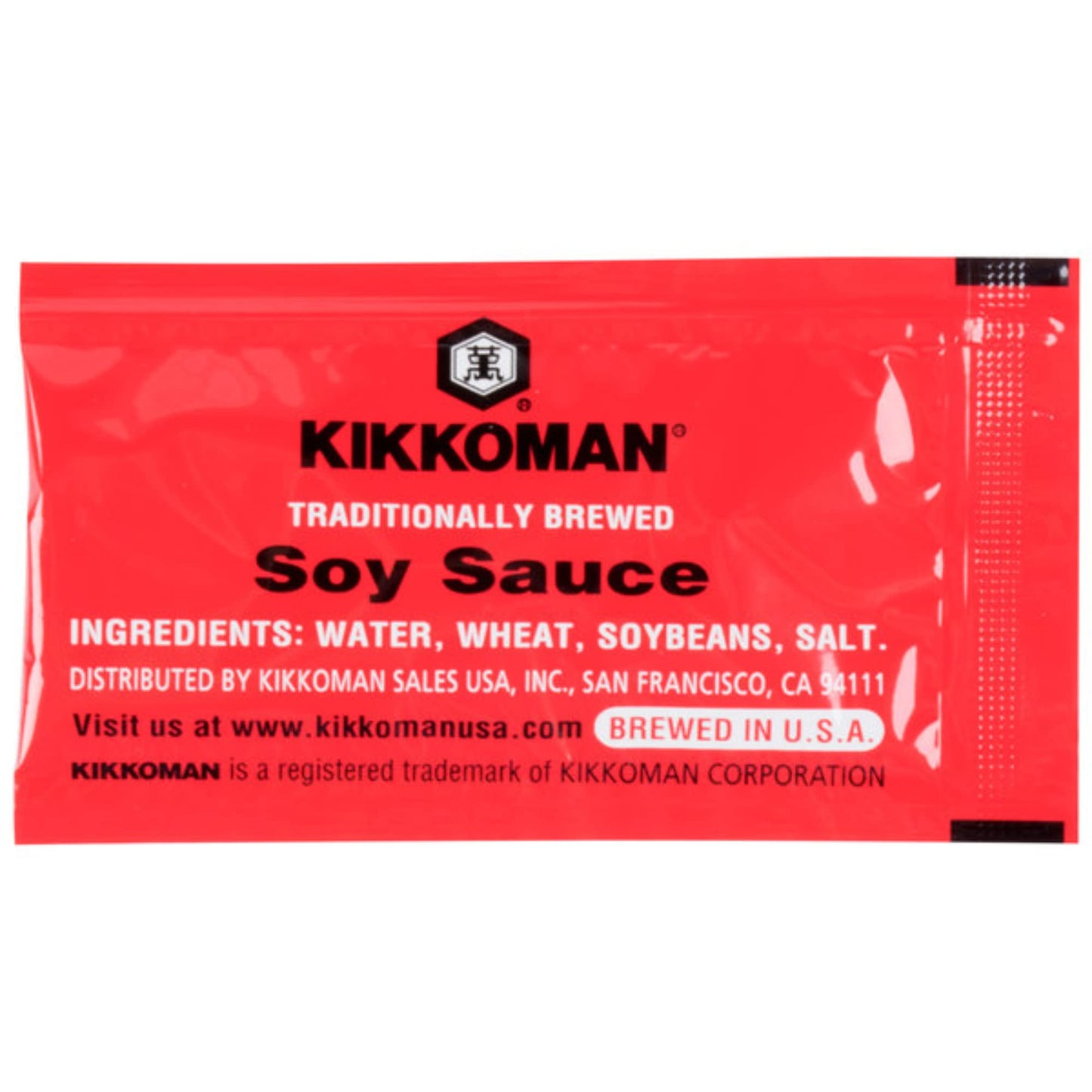 Kikkoman Soy Sauce Packets, Traditionally Brewed, 40-count