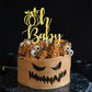 1 Pcs Pumpkin Oh Baby Cake Topper Glitter Fall Theme Pumpkin Baby Shower Cake Pick Decorations For Baby Shower Kids Birthday Tha