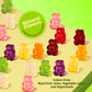 Albanese Worlds Best True to Fruit Exotic Fruits | 25oz Bag of Candy | 8 Natural Flavors and Colors, Soft Gummy Bears | Fuji Ap