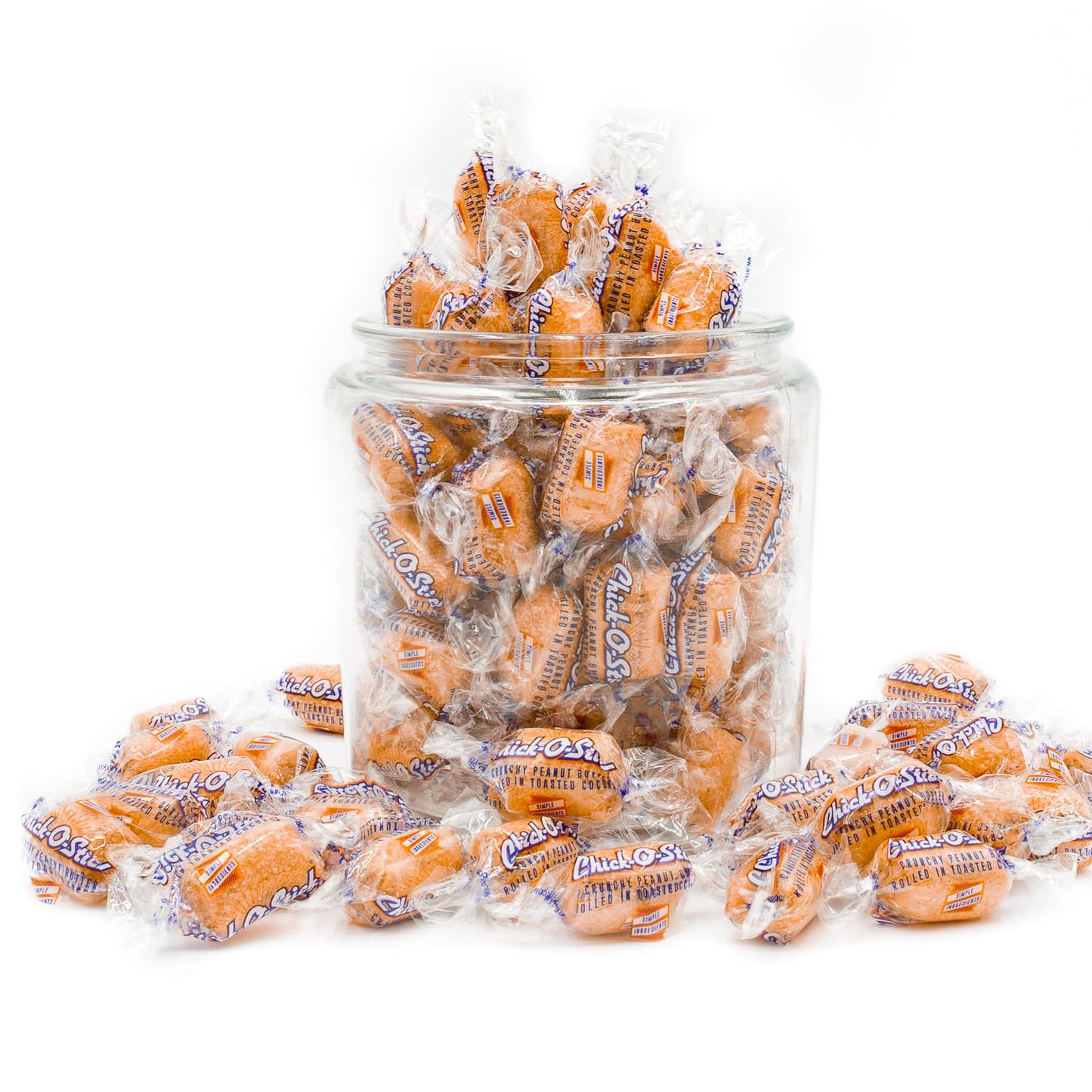 Chick O Stick Candy 2 Lb - Bite Sized, Bulk Candies, Gluten Free, Vegan Friendly, Individually Wrapped (164 Pieces)