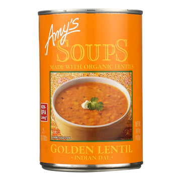 Amy's Kitchen Golden Lentil Soup, 14.4-Ounce Cans (Pack of 12) ( Value Bulk Multi-pack)