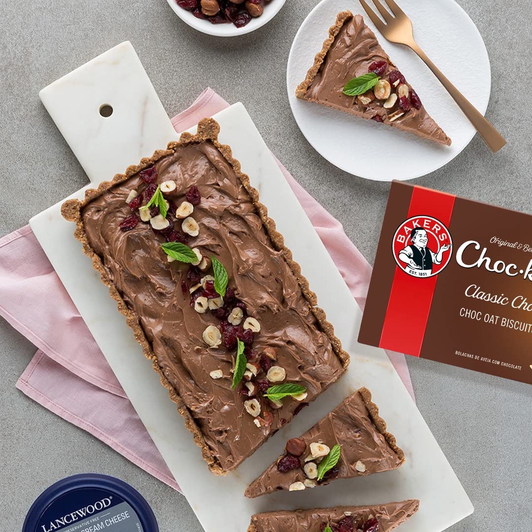 Baker'S Choc-Kits Crunchy Oat Biscuits/Cookie | Chocolate | Pack Of 2 | 32-40 Cookies A Box | Kosher | Halal | Real Chocolate | Finest Ingredients | 32Oz | Imported From South Africa|