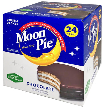 MoonPie Chocolate Double Decker Pie, 2.75 oz., Pack of 24, Model HJM-3064