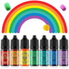 Cherrysea Food Coloring for Cake Decorating Rainbow Edible Food Dye for Baking Royal Icing Cookie Supplies Gluten Free 7x12ml Fo