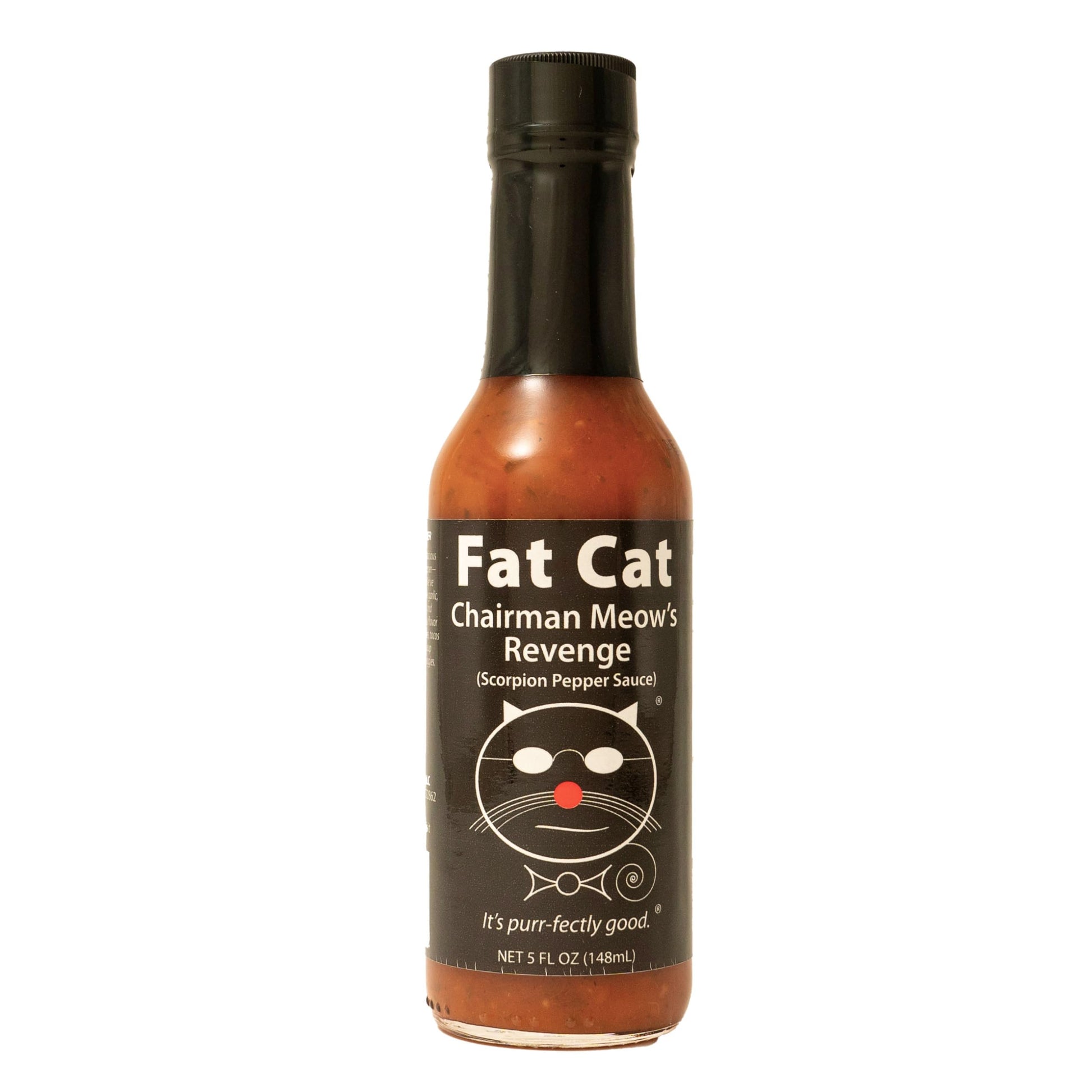 Chairman Meow'S Revenge Scorpion Pepper Sauce By Fat Cat Gourmet | Strong & Savory | Great With Grilled Meats, Veggies, Tacos, D