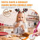 Jewem Edible Markers For Cookie Decorating,14 Pcs Ultra Fine Tip(0.5Mm) Food Coloring Pens, Upgrade Double Side Food Grade Pens For Decorating Fondant Cakes, Easter Eggs, Frosting, Macaron