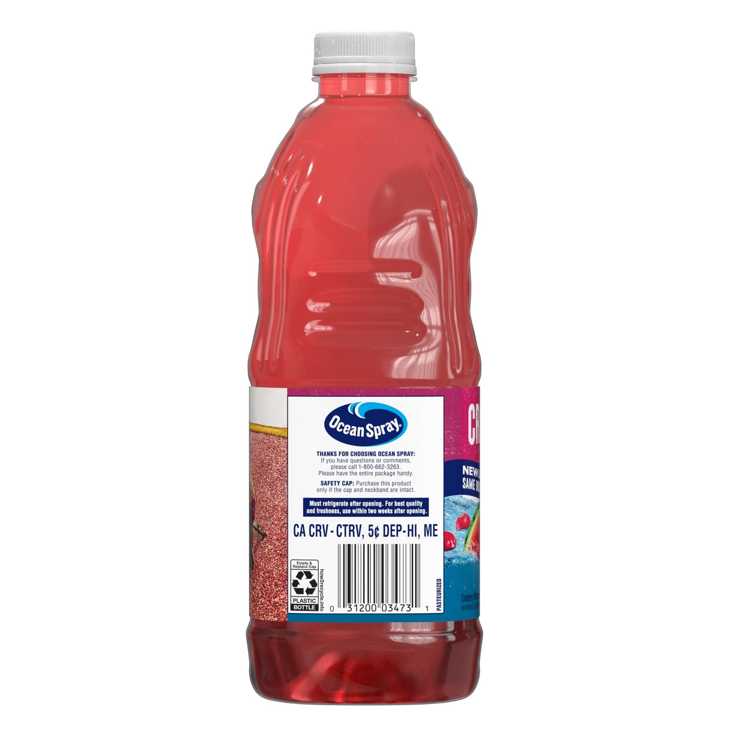 Ocean Spray Juice Drink, Cran-Watermelon, 64 Oz Bottles (Pack of 8)