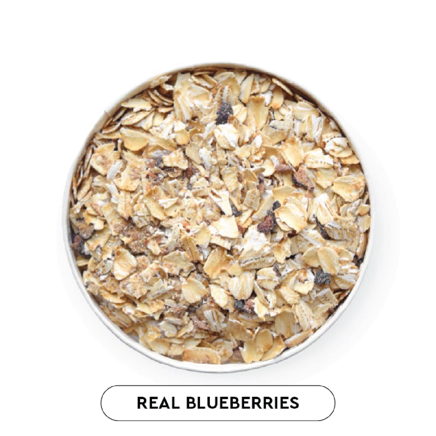 Mylk Labs Blueberry Maple Gluten Free Oatmeal Cups - Low Sugar Breakfast, High Fiber Thin Rolled Oats, High Protein Instant Oatm