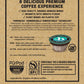 beaniac Organic Light Roast Coffee Pods, Single Serve Compostable K-Cups, 72 Count
