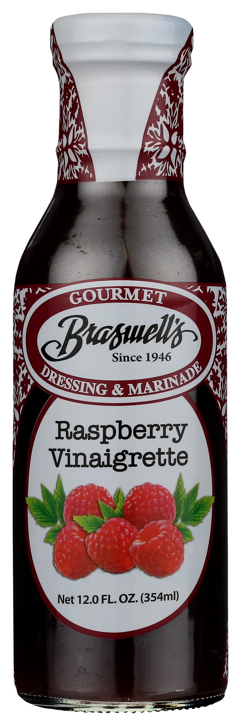 Braswell's Raspberry Vinaigrette Gourmet Dressing & Marinade, 12 Fluid Ounce (Pack of 6)