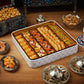Sarah'S Candy Factory 1.1 Lb Assorted Premium Baklava Pastry Gift Box Halal Snacks, 500 Gr In A Metal Box Turkish Dessert Ideal
