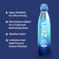 ZEN WTR Alkaline Lifestyle Water, 23.7 Fl Oz, Pack of 12