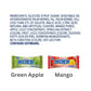 Hi-Chew Green Apple & Mango Mix, Pack Of 8 Bags, 1.94Oz Each - Green Apple & Mango, Unique Fun Soft & Chewy Taffy Candy - Immensely Juicy Fruit Flavors - Individually Wrapped For Sharing
