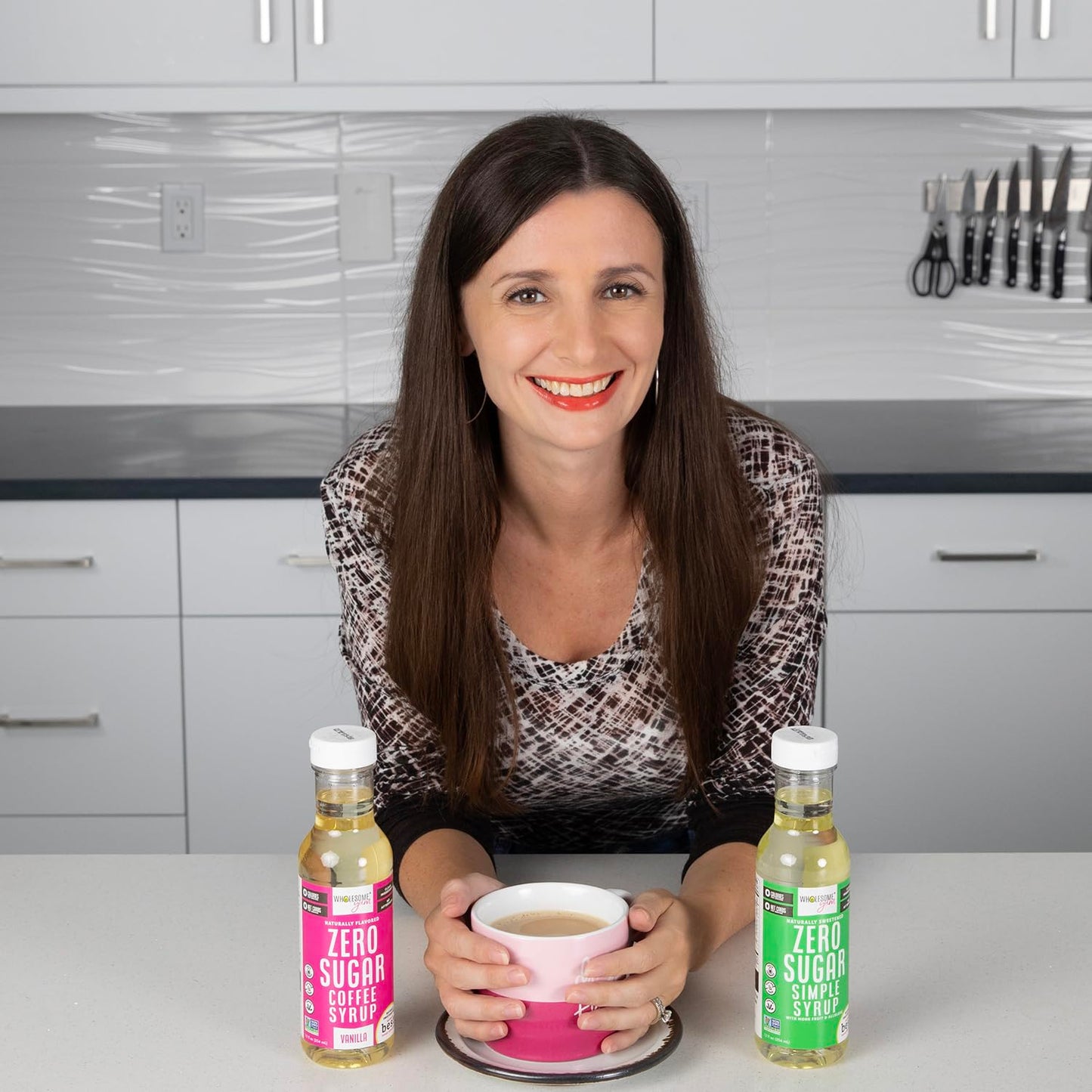 Wholesome Yum Keto Simple Syrup - Skinny Sugar Free Simple Syrup With Monk Fruit & Liquid Allulose - Natural Sweetener For Drinks, Cocktails, Coffee, & Cooking - Low Carb (12 Fl Oz, 2 Pack)
