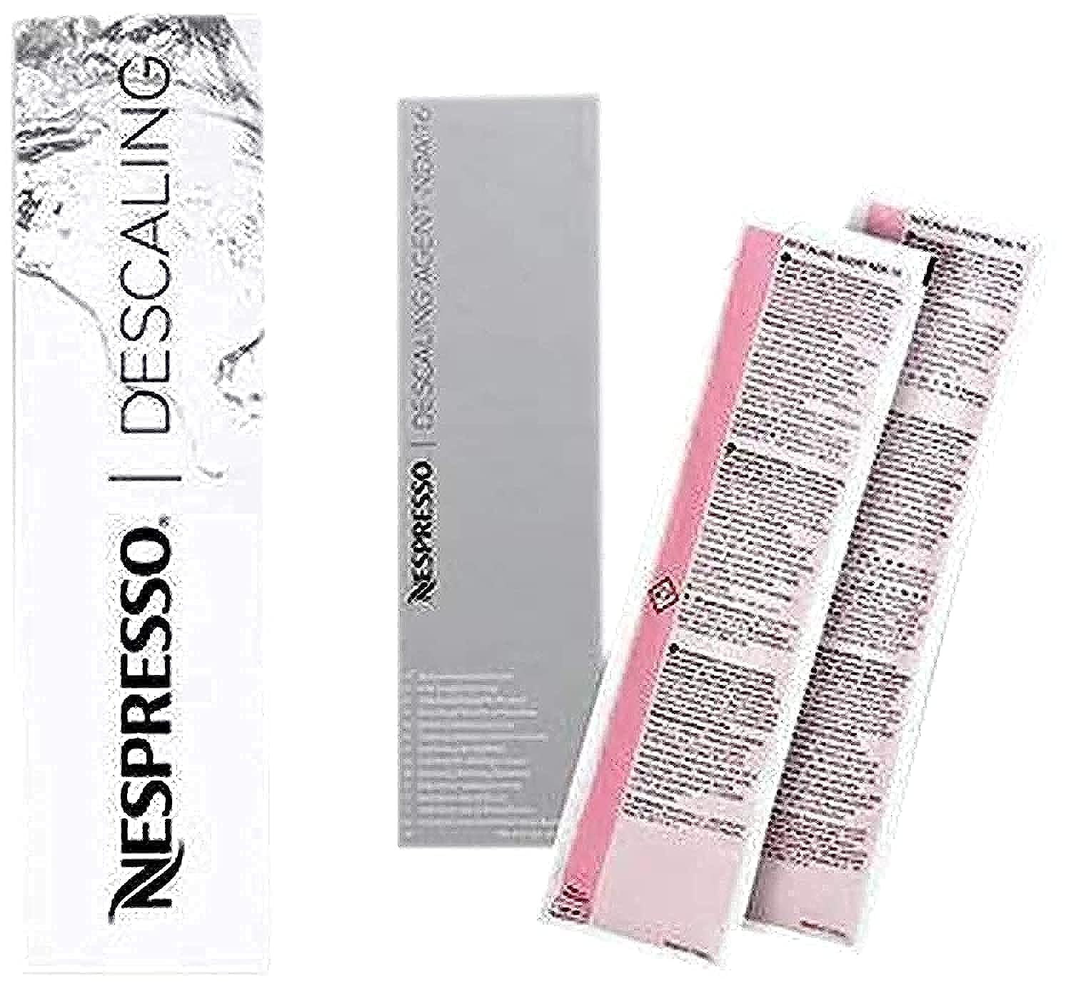 NESPRESSO DESCALING KIT INCLUDES 2 UNITS NEW VERSION