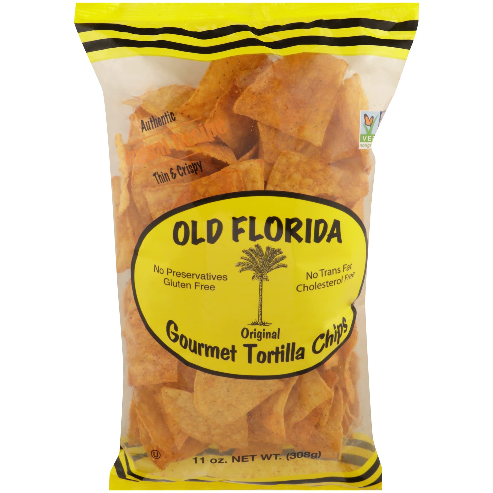 Old Florida Gourmet Products, Inc Original Tortilla Chips, 11 Oz