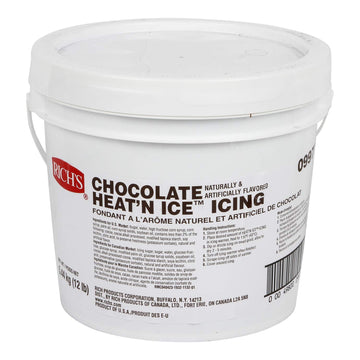 Rich'S Heat 'N Ice Icing For Donuts, Rolls & More, Chocolate, 192 Ounce
