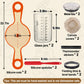 Sourdough Bread Starter Jar Kit - 2 Pcs 34Oz Glass Containers With Lids For Sourdough, 2 Baking Mats, Feeding Band, Thermometer Sticker, Bread Baking Tool Supplies For Homemade Baker Beginner Gift