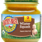 Earth'S Best Organic Baby Food Jars, Stage 2 Vegetable Puree For Babies 6 Months And Older, Organic Winter Squash, 4 Oz Resealab
