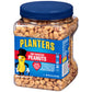 PLANTERS Dry Roasted Peanuts, 34.5 oz Resealable Plastic Jars (Pack of 6) - Peanuts with Sea Salt - Peanut Snacks - Shareable Sn