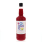 Hypothermias Shaved Ice Syrup Concentrate - Pink Champagne - 32 Fl Oz - Makes 8 Gallons - Unsweetened - Add Sweetener and Water