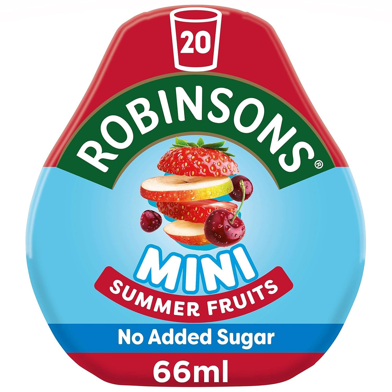 Robinsons Mini Summer Fruits On-The-Go Squash 66ml (Pack of 6)