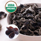 VIGOROUS MOUNTAINS Organic Dried Black Fungus Wood Ear Mushrooms, Auricularia Auricula-judae, 4OZ for Cooking