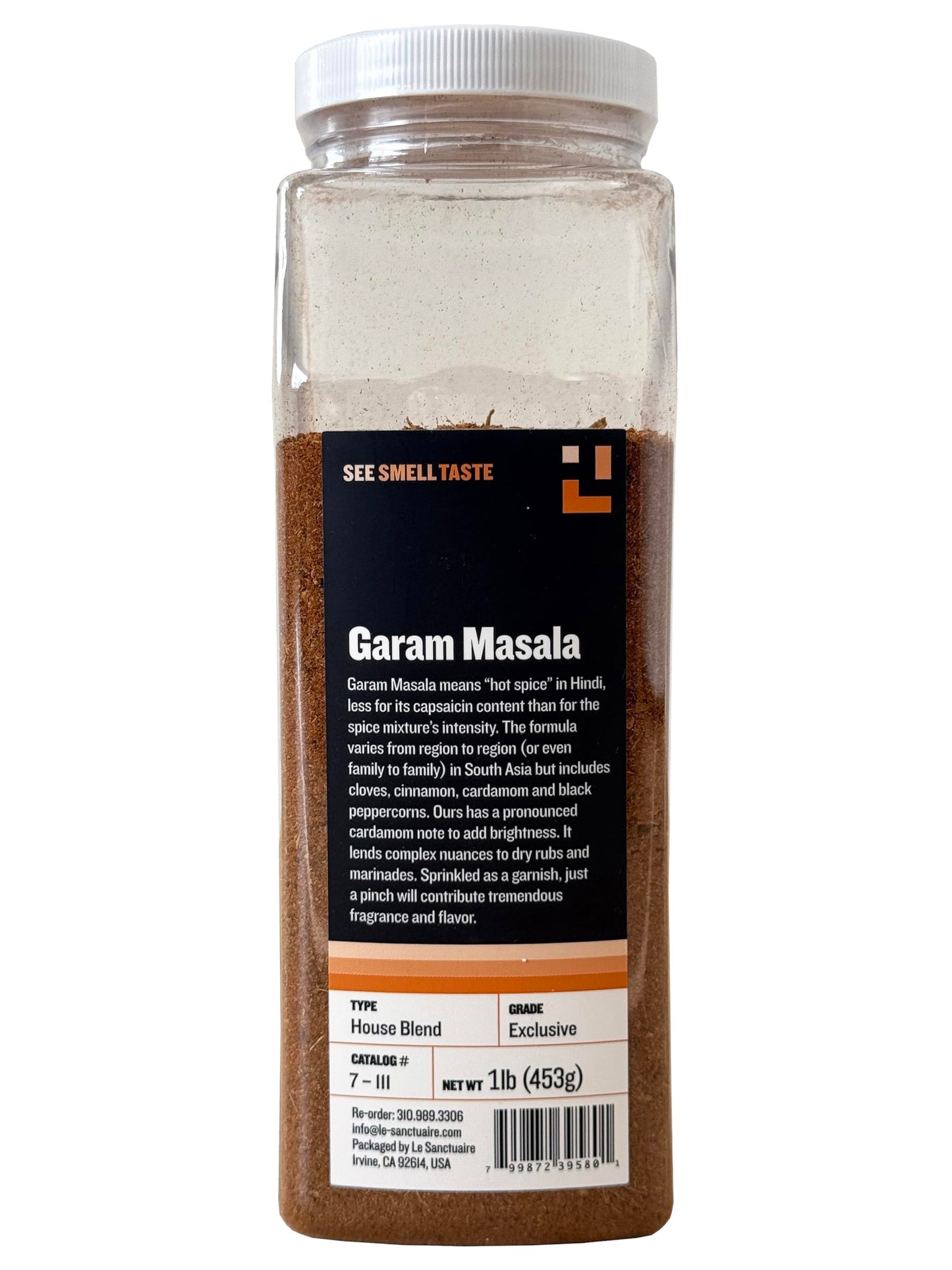 See Smell Taste Garam Masala, 1 Pound