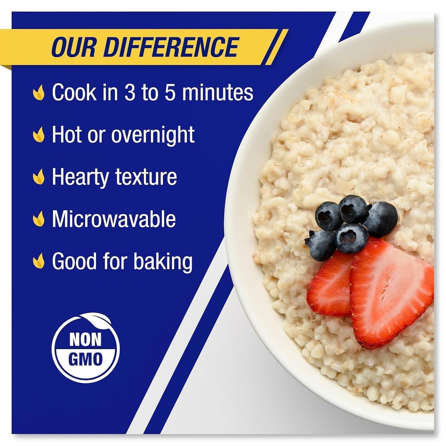 Coach'S Oats Whole Grain Oatmeal 3 Lbs (48 Oz) Pack Of 2 | Steel Cut Texture, Ready In 3 To 5 Minutes | Enjoy The Perfect Start