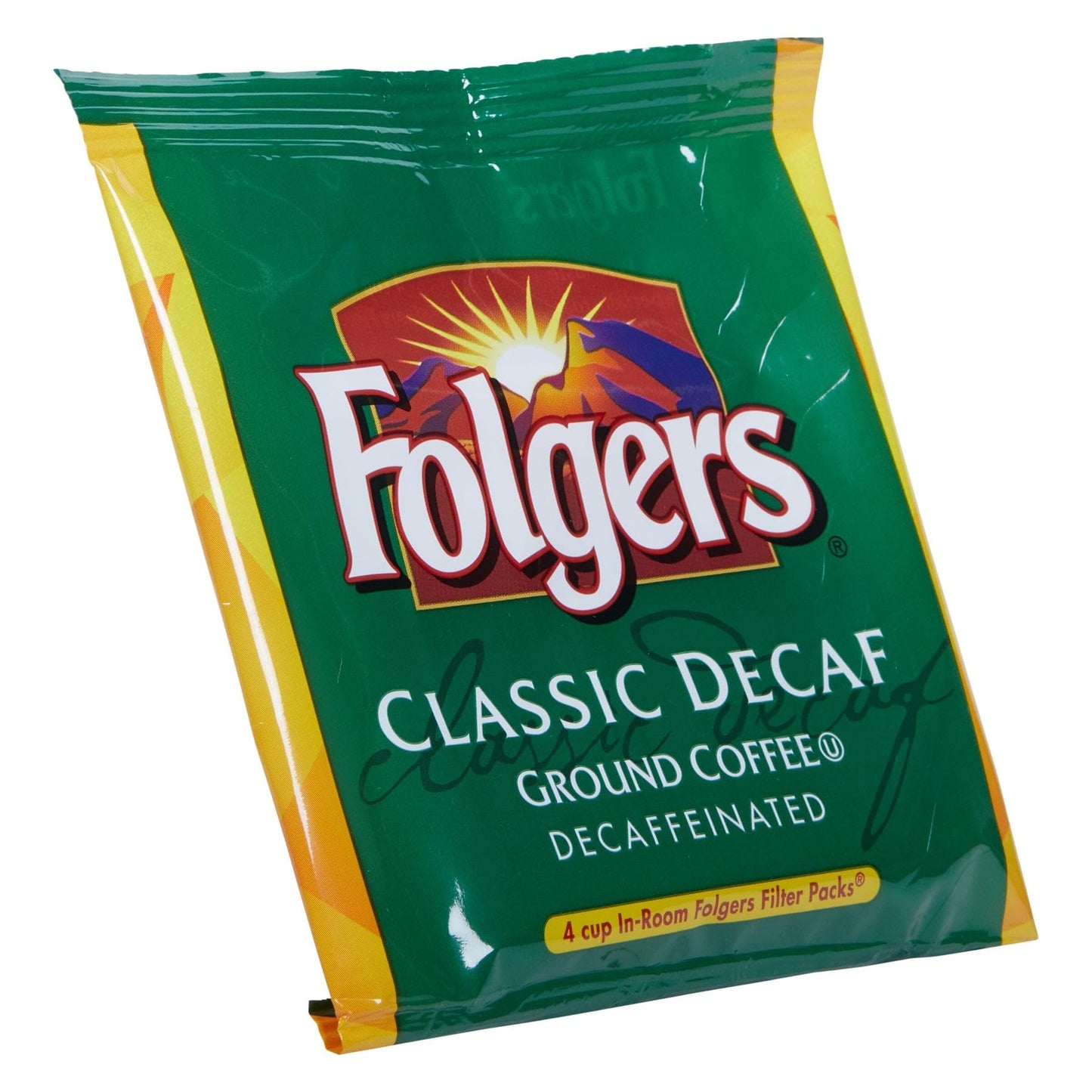 Folgers - Coffee Filter Packs, Decaffeinated, In-Room Lodging, .9Oz, 200/Carton