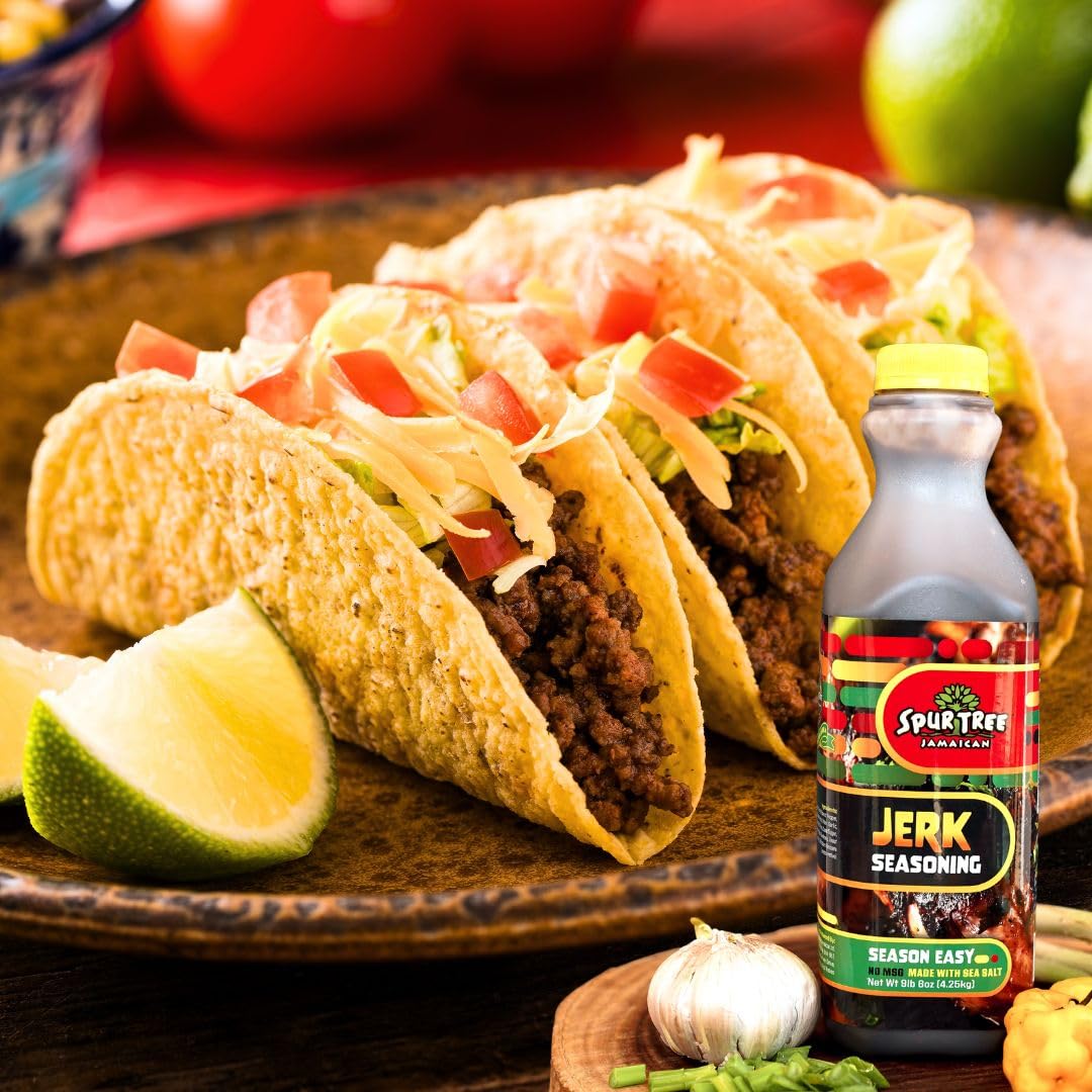 Spur Tree Jamaican Jerk Seasoning - Authentic Caribbean Jerk Seasoning - Jerk Sauce With All-Natural And Fresh Ingredients - Jer