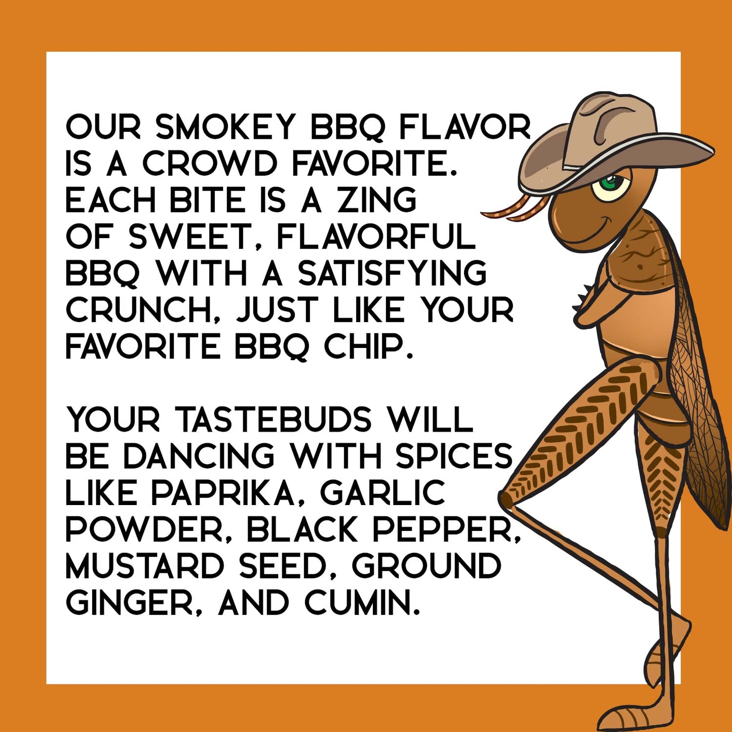 Tricky Cricky Edible Cricket Snacks - BBQ Flavor, High Protein, Low Carb, 1 Oz