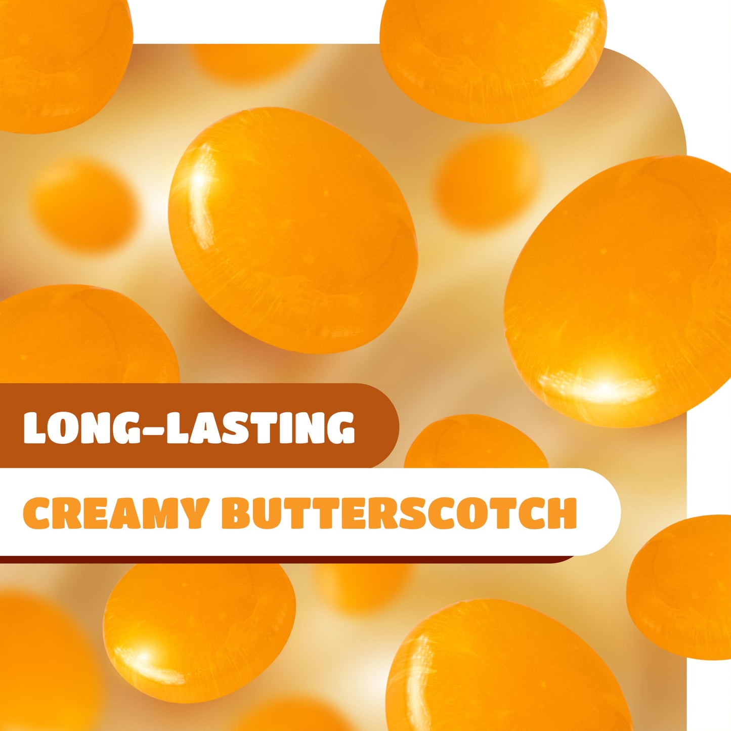 Butterscotch Hard Candy - 2 Pound Bulk Pack (About 165 Count) - Individually Wrapped Yellow Candies - Classic Butter Scotch Disc