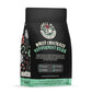 Bones Coffee Company White Chocolate Peppermint Bark Flavored Coffee, Medium Roast Low Acid Arabica Beans Compatible with Auto d