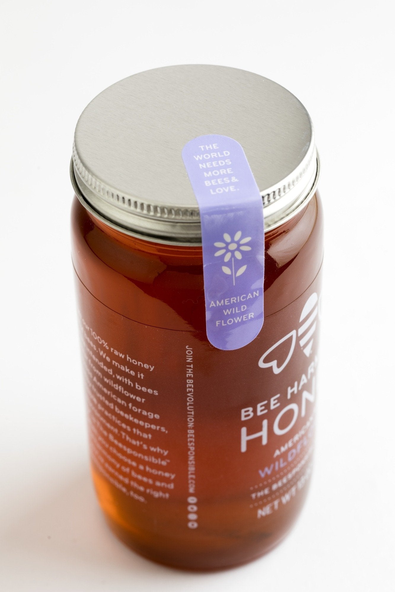 Bee Harmony American Raw Wildflower Honey, 12 OZ