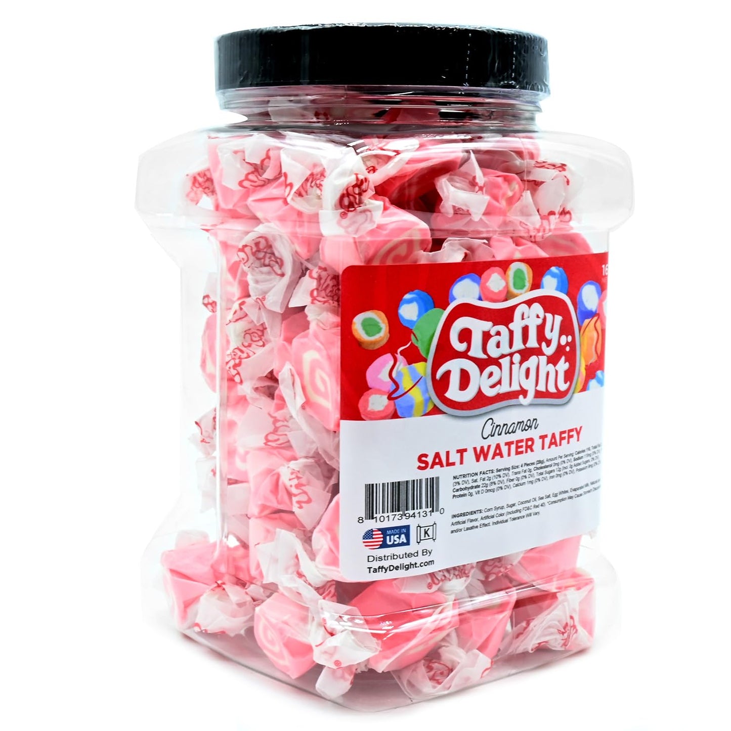Taffy Delight Salt Water Taffy (16Oz, Cinnamon)