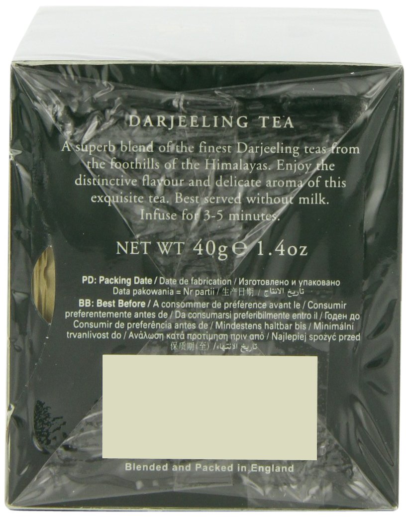 Ahmad Tea Darjeeling Tea, 20-Count Boxes, Pack of 6, Model 559