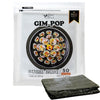 Gim Pop Nori Sheets for Sushi Gimbap Roasted Seaweed Sheet All Natural Dried Seaweed for Wrap Rice, Onigiri, Sushi - Product of 