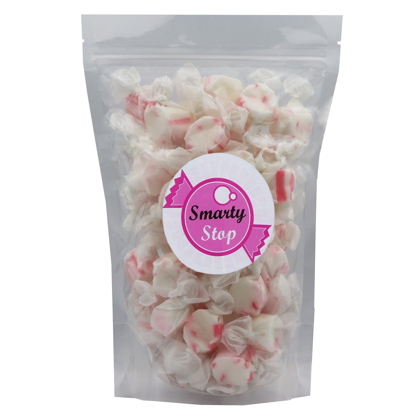 Gourmet Soft And Chewy Salt Water Taffy Candies - Individually Wrapped - Bulk Bags (Peppermint, 5 Pound (Pack Of 1))