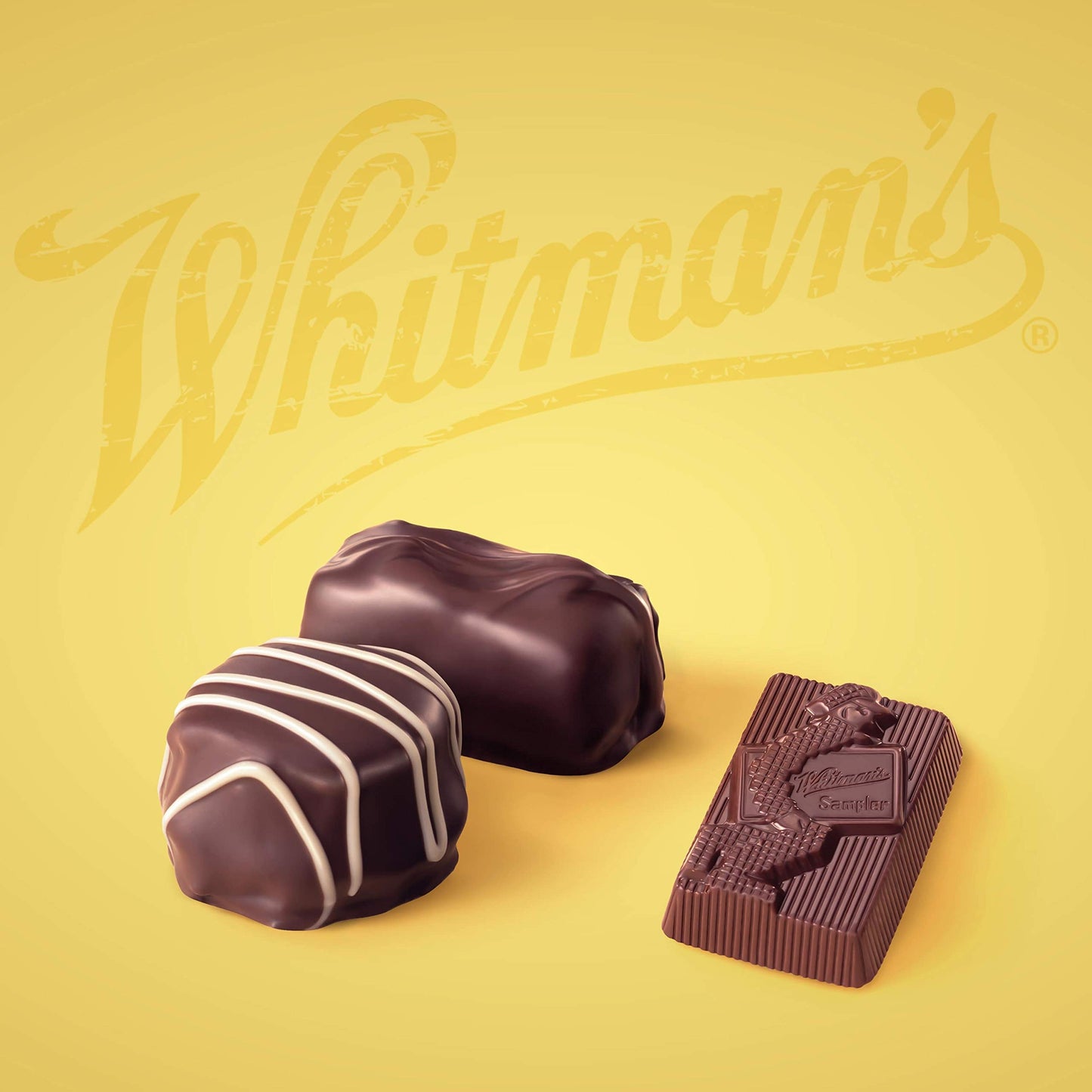 Whitmans Sampler gift Box Dark chocolate Assortment 10 Ounce (22 Pieces)