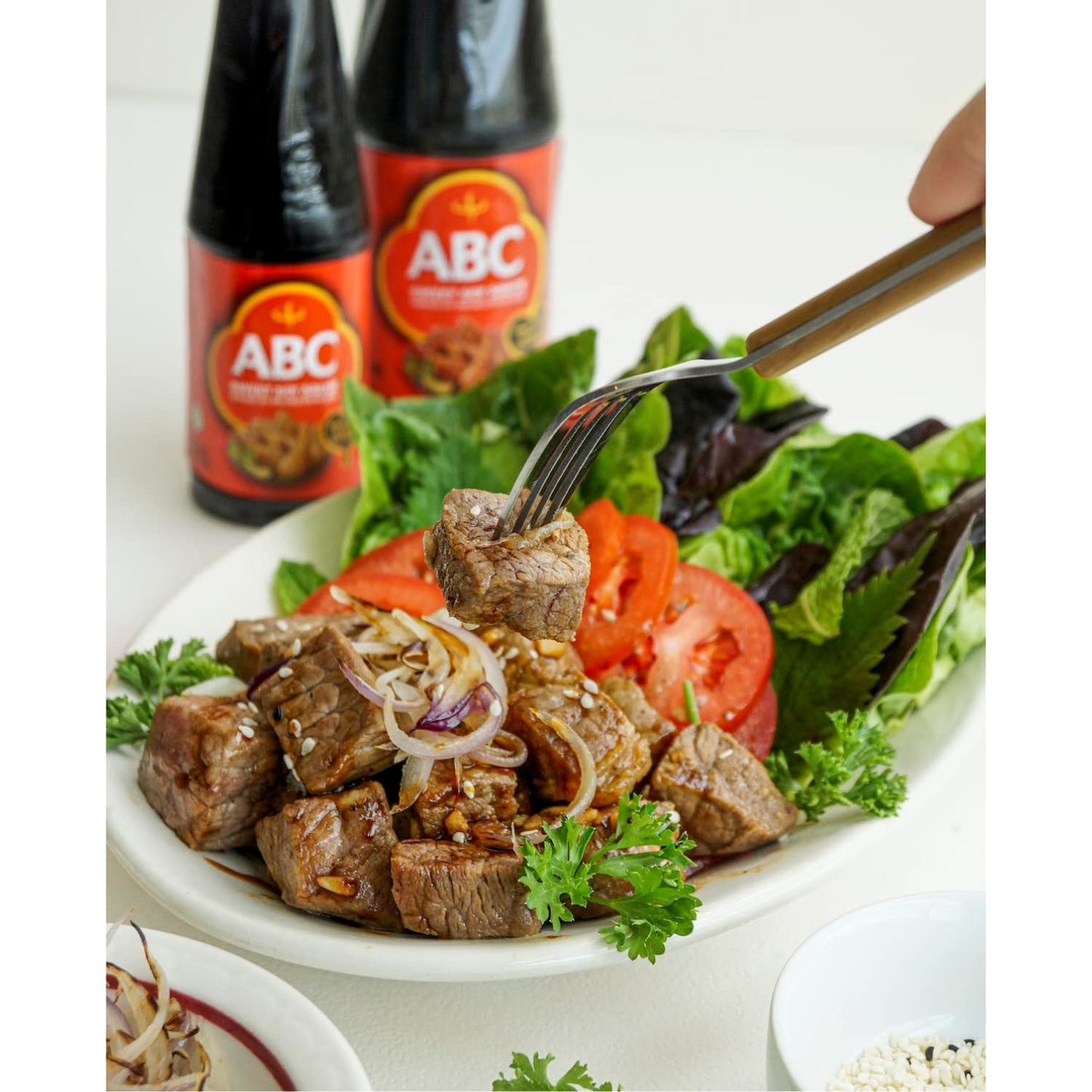 ABC Sweet Soy Sauce - Marinade & Dip - 9.2 Fl Oz (Pack of 2) - Vegan, Kecap Manis