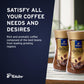 Tchibo Instant Coffee - Gold Selection - Made Of Dark-Roasted Robusta Beans For A Rich Taste And Intense Aroma - 5/6 Intensity, 1/6 Acidity, 5/6 Roast Level - 2 X 7.05 Oz
