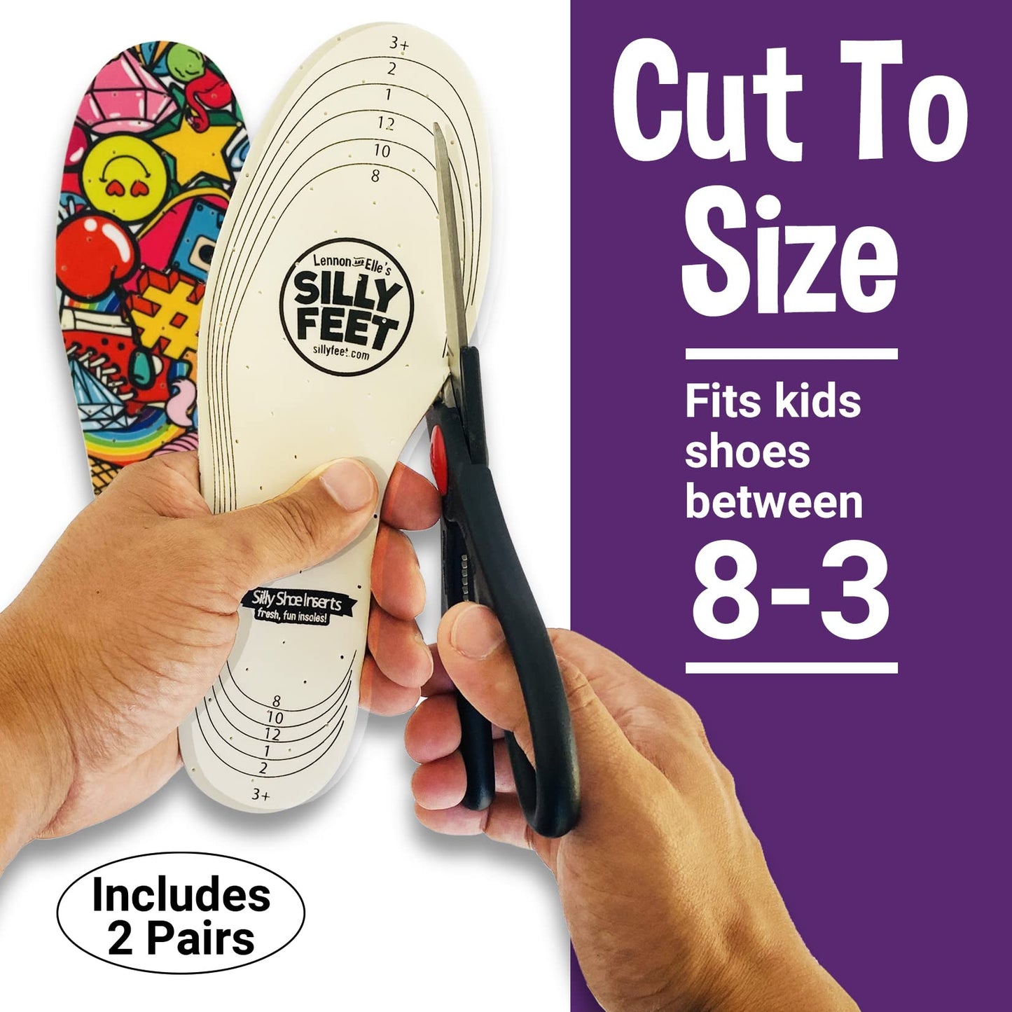 Kids Insoles For Shoes  Child Replacement Shoe Insoles For Kids Shoe Inserts For Kids Or Sole Inserts For Children & Toddler Siz