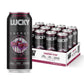 Lucky Energy Sugar Free Energy Drinks  Cherry Pop  16oz Cans (12-Pack) Healthy  Zero Sugar Energy Drink with Maca  Ginseng  Beta-Alanine  Taurine & 200mg Caffeine