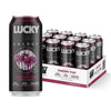 Lucky Energy Sugar Free Energy Drinks  Cherry Pop  16oz Cans (12-Pack) Healthy  Zero Sugar Energy Drink with Maca  Ginseng  Beta-Alanine  Taurine & 200mg Caffeine